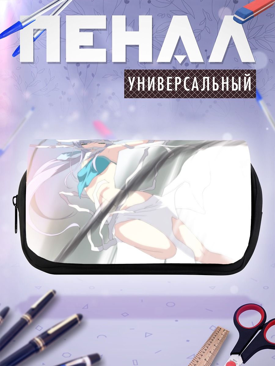 Пенал-косметичка Мику Хацунэ в белом