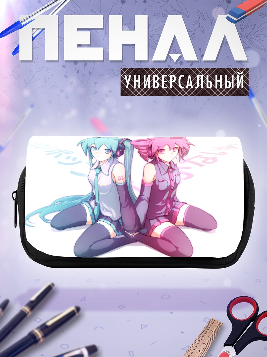 Пенал-косметичка Мику Хацунэ и Тето