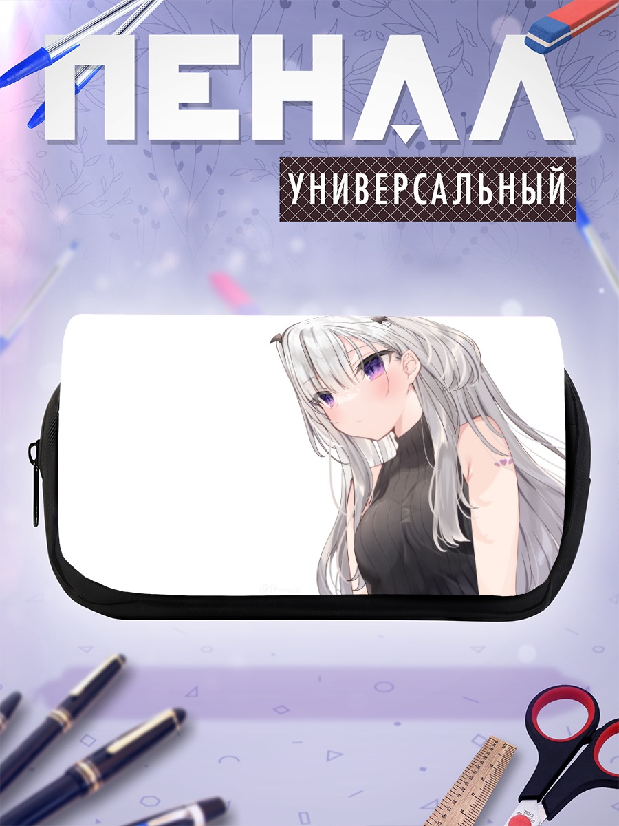 Пенал-косметичка Девушка с тату