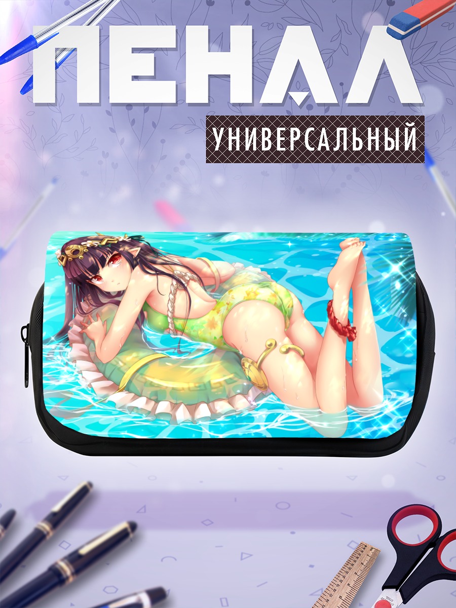 Пенал-косметичка Девушка в бассейне