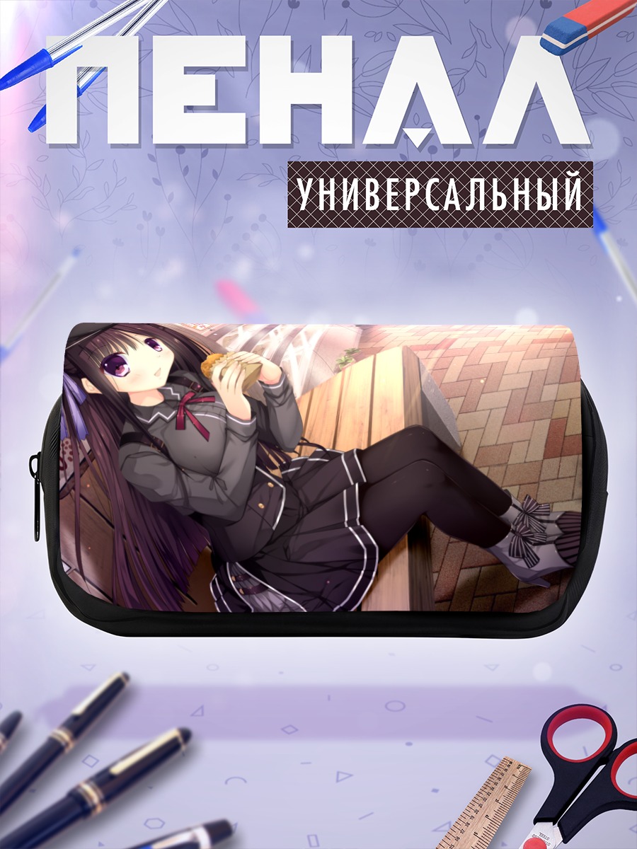 Пенал-косметичка Яя Риндо на скамейке