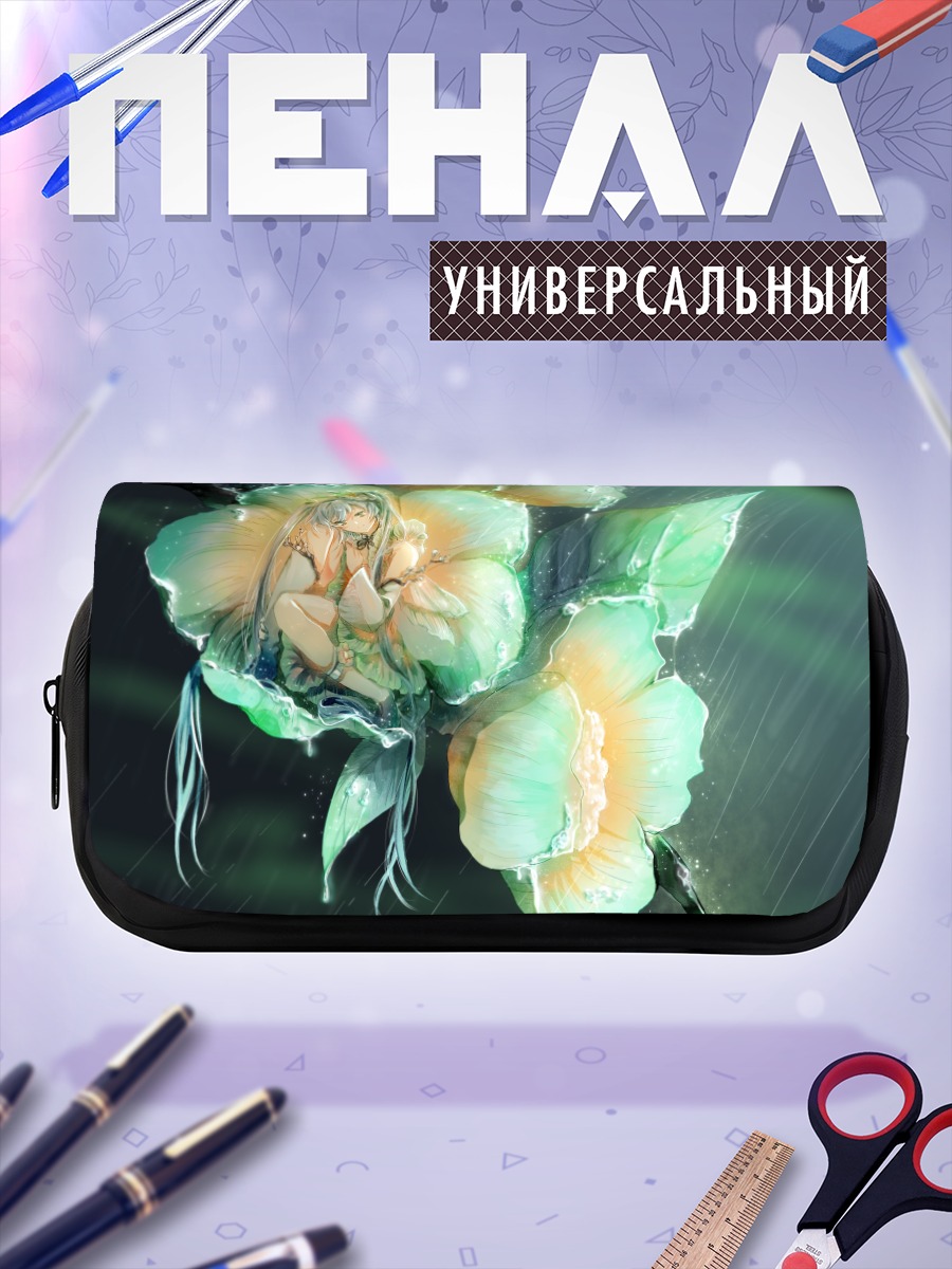 Пенал-косметичка Мику Хацунэ в цветке