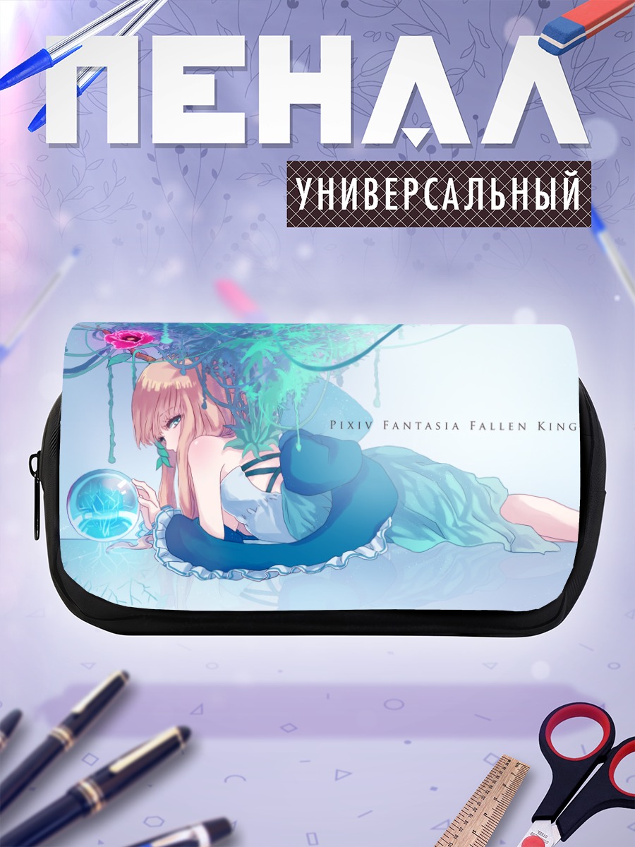 Пенал-косметичка Деурия в цветах