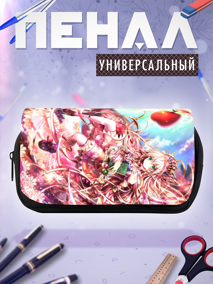 Пенал-косметичка Девушка с яблоком