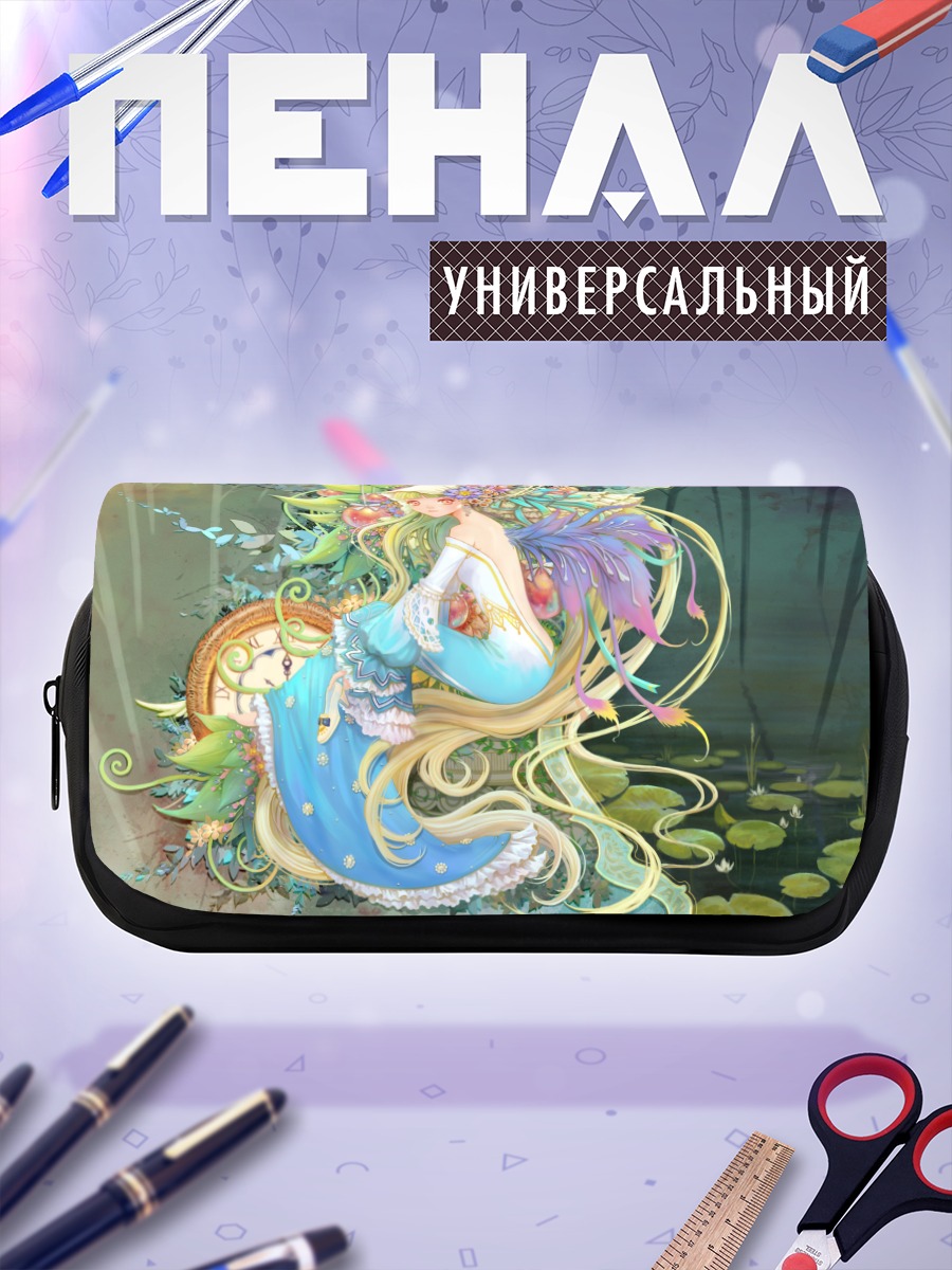 Пенал-косметичка Лесная нимфа в цветах
