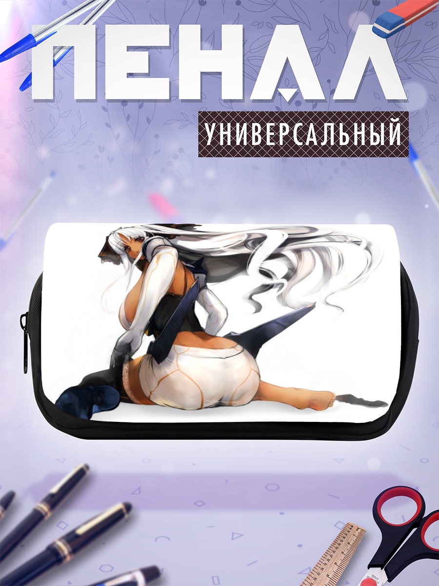Пенал-косметичка Беловолосая в белом
