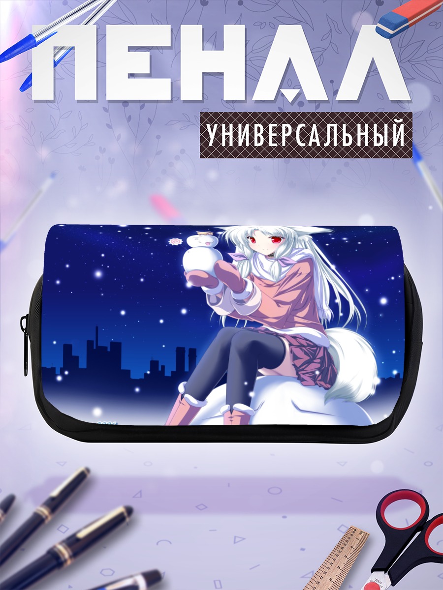 Пенал-косметичка Муцуки Камиширо со снеговиком