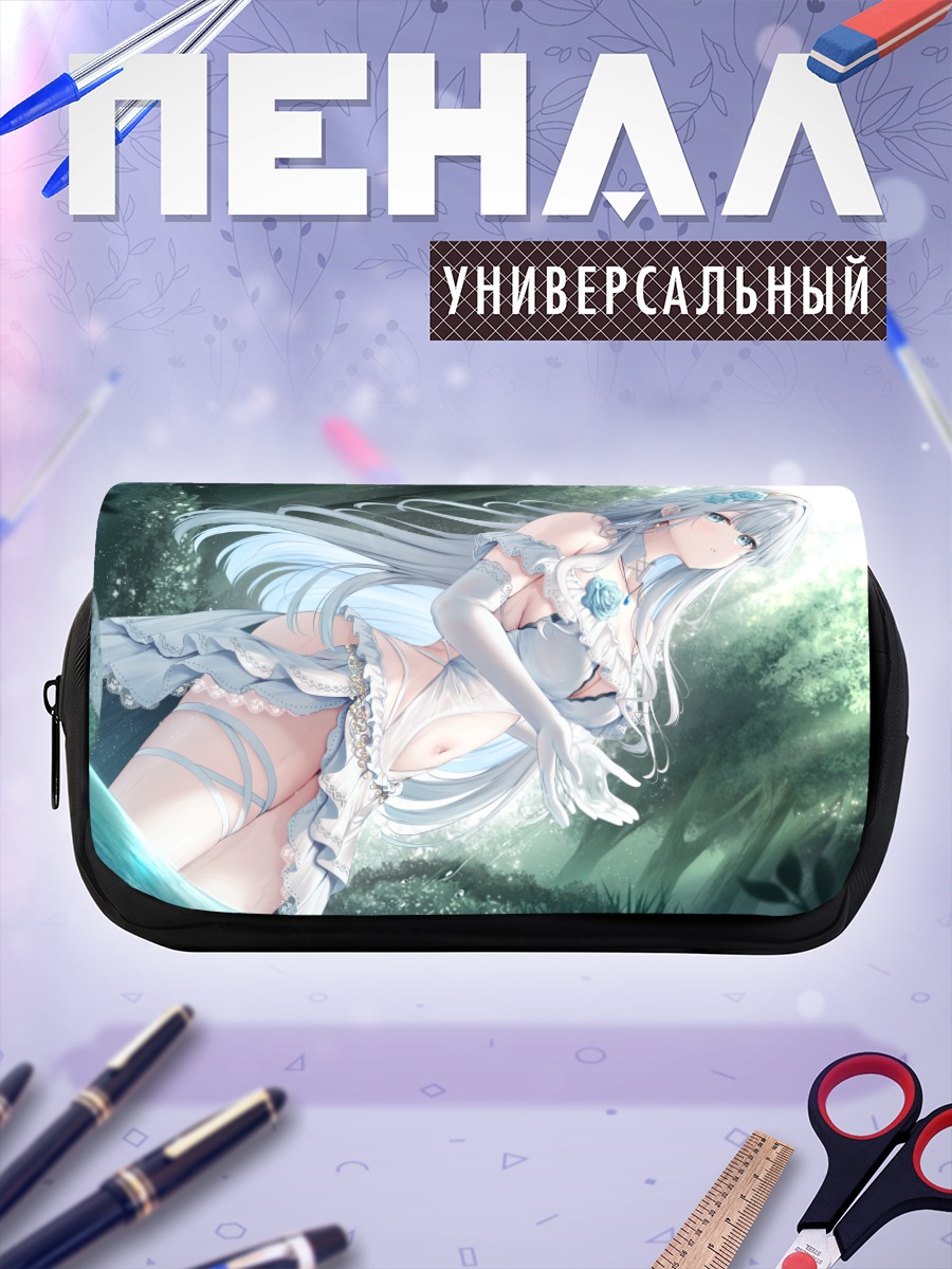 Пенал-косметичка Девушка в лесу
