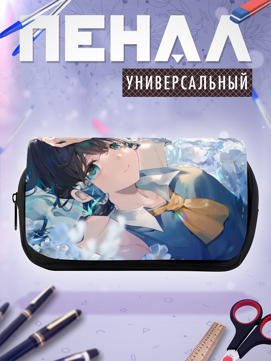 Пенал-косметичка Рейму Хакурэй в цветах