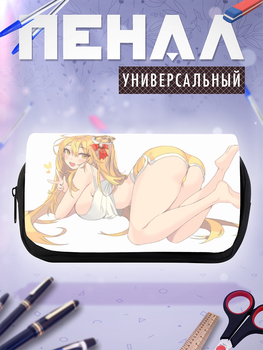 Пенал-косметичка Блондинка в короне