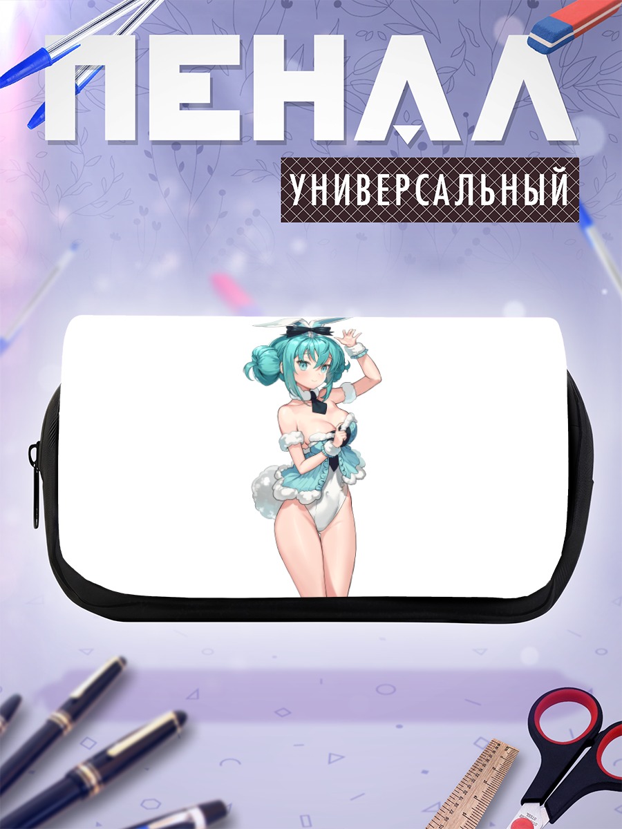 Пенал-косметичка Мику Хацунэ зайчик