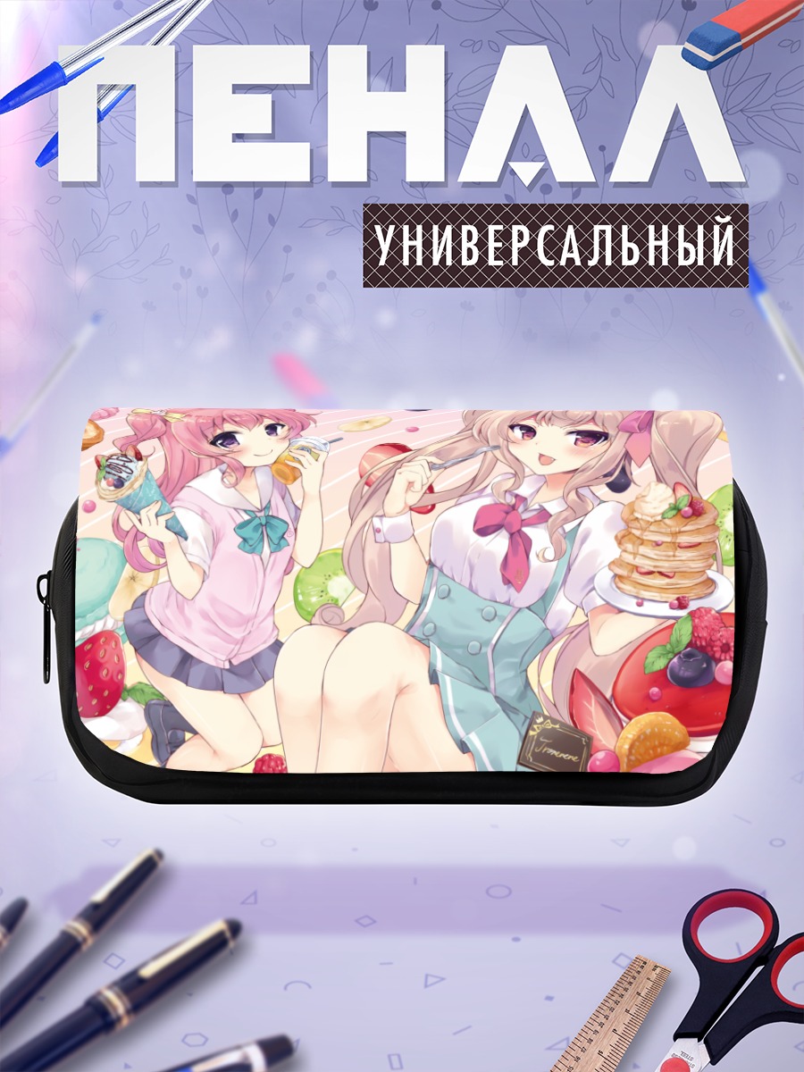 Пенал-косметичка Девочки с десертами
