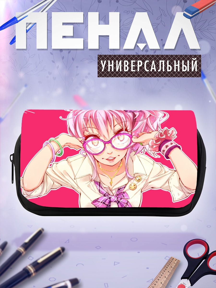 Пенал-косметичка Мика Джогасаки в очках