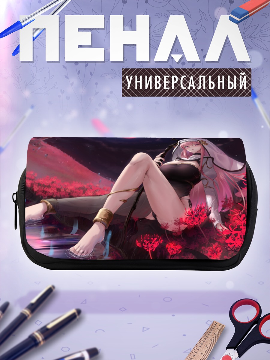 Пенал-косметичка Мори Каллиопа в цветах