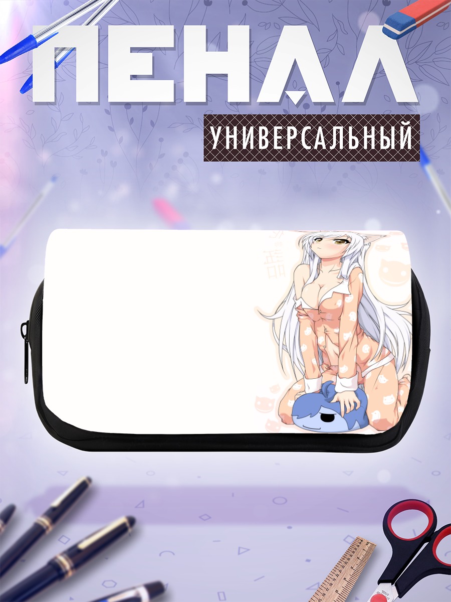 Пенал-косметичка Цубаса Ханэкава с кошкой