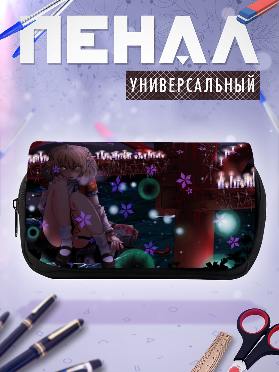 Пенал-косметичка Парси Мидзухаси в цветах
