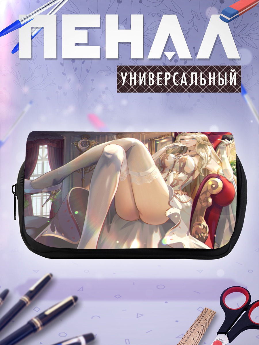 Пенал-косметичка Блондинка в короне