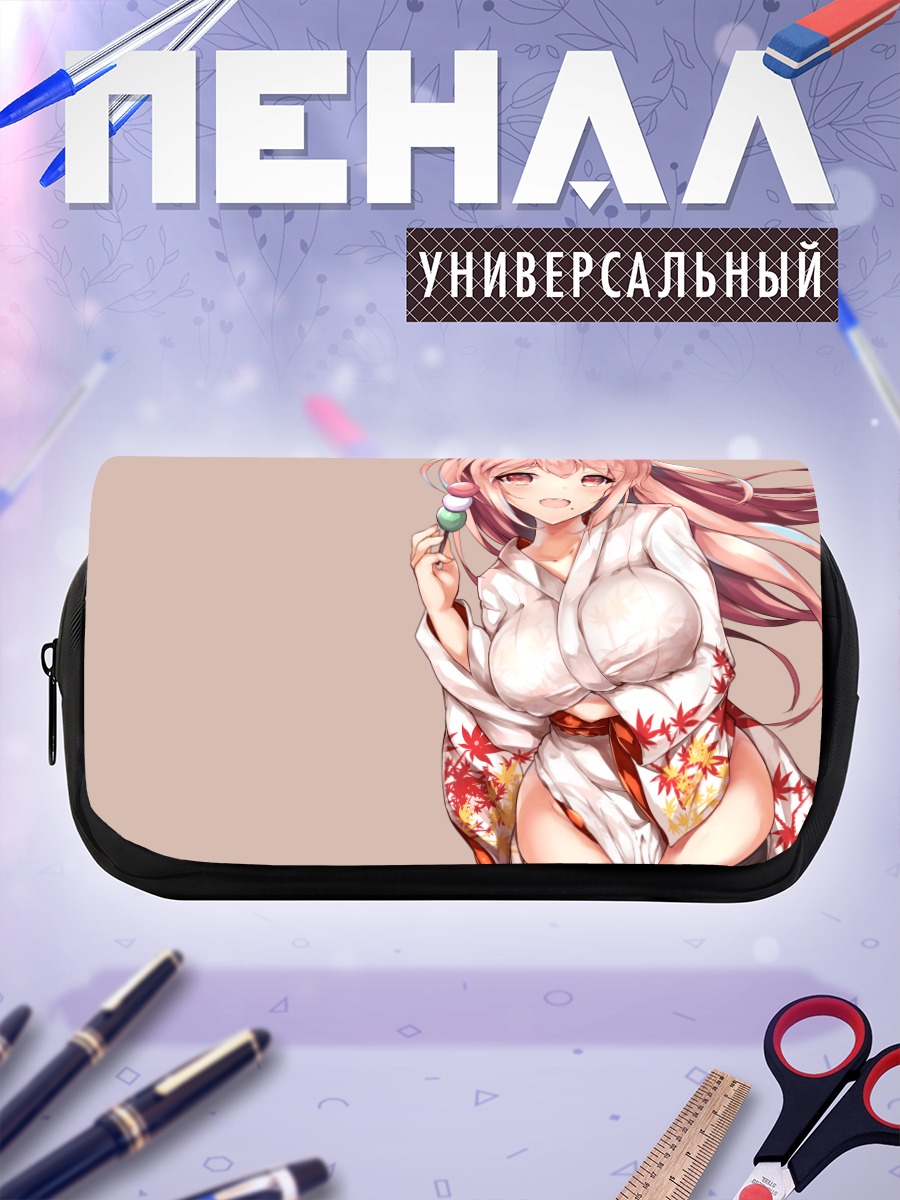 Пенал-косметичка Девушка в кимоно