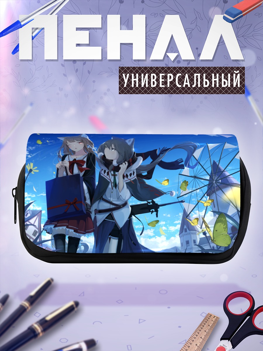 Пенал-косметичка Девушки-лисицы с мечом
