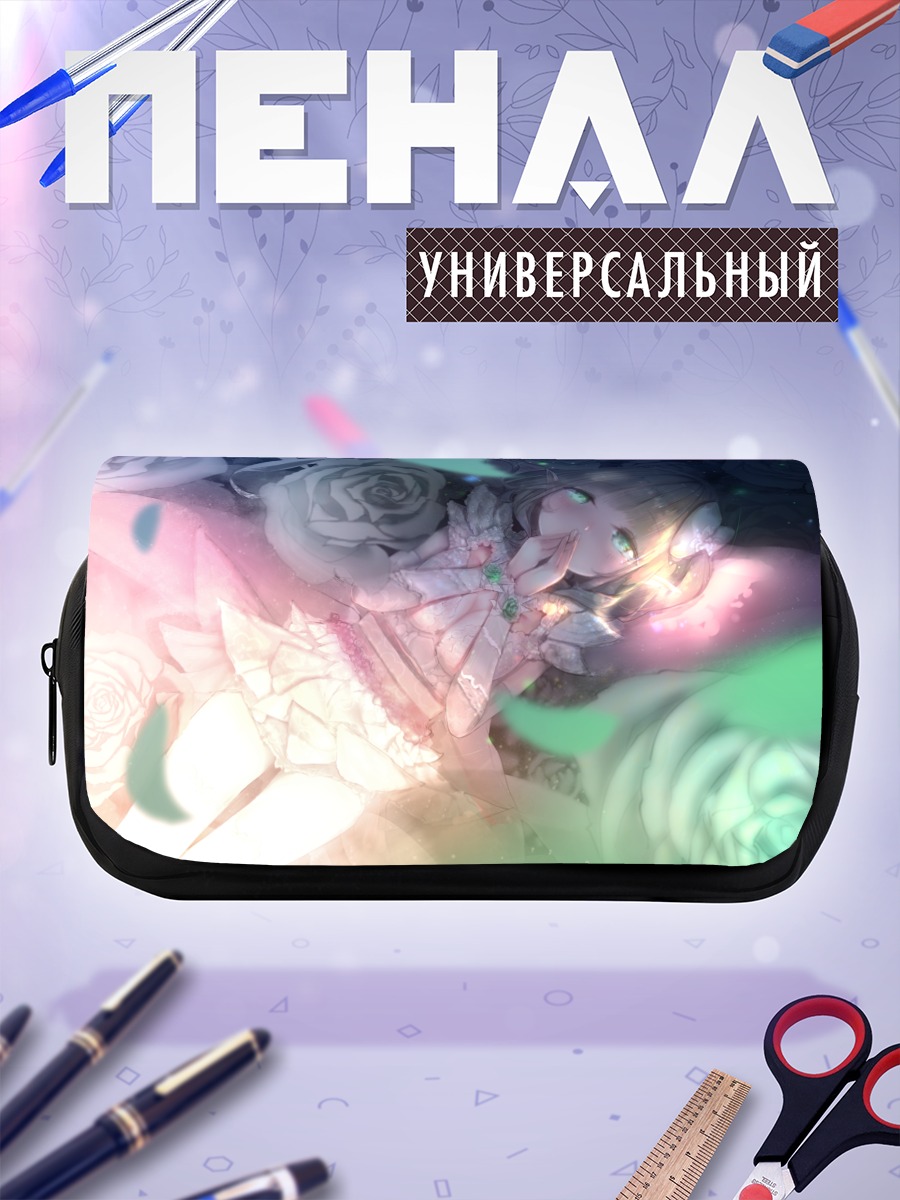 Пенал-косметичка Эльфийка в розах