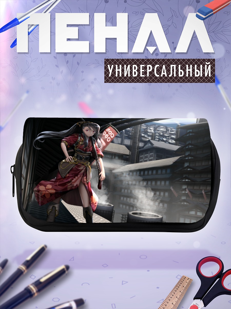 Пенал-косметичка Воительница в кимоно