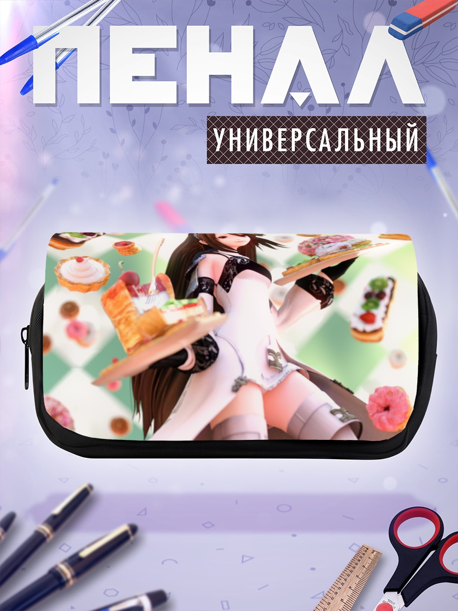 Пенал-косметичка Агнес Оближ с десертами