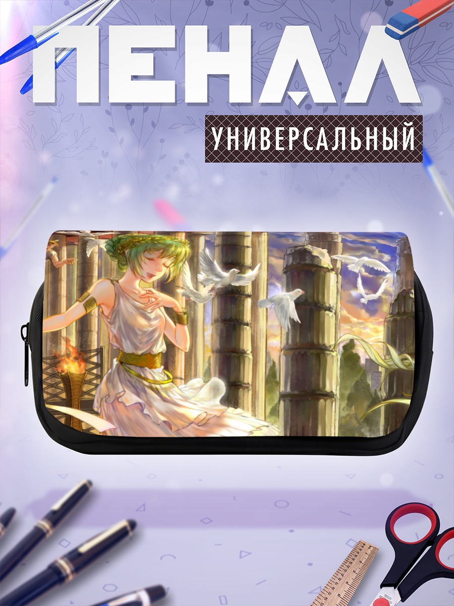 Пенал-косметичка Мику Хацунэ в храме