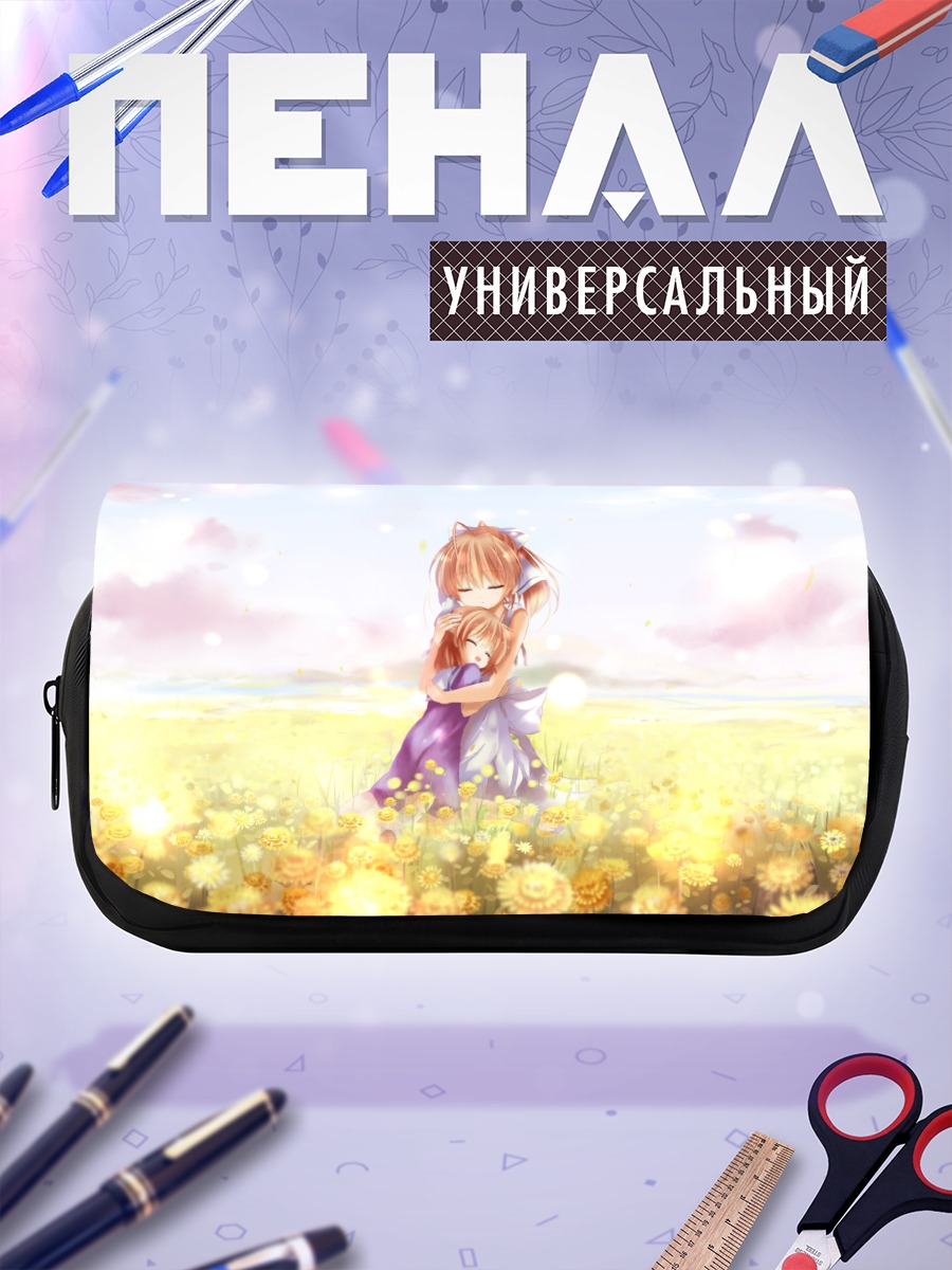 Пенал-косметичка Нагиса Фурукава в цветах