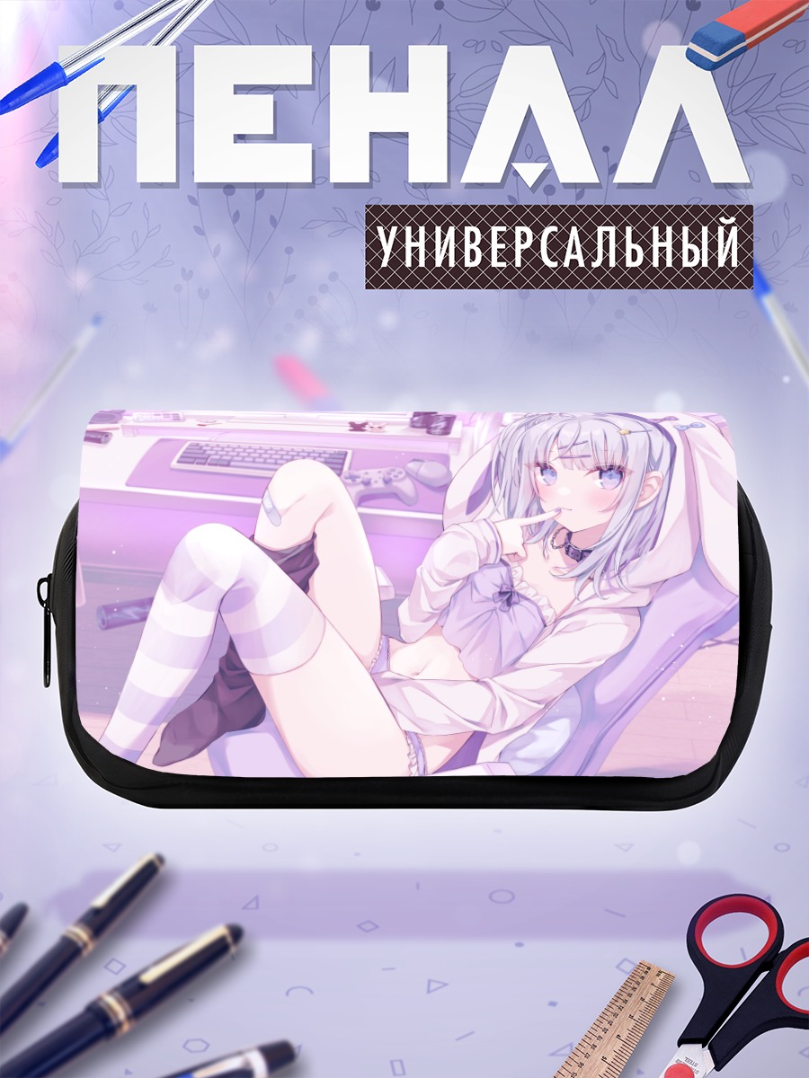 Пенал-косметичка Геймерша с ушками