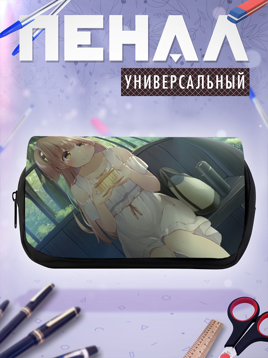 Пенал-косметичка Девушка в лесу