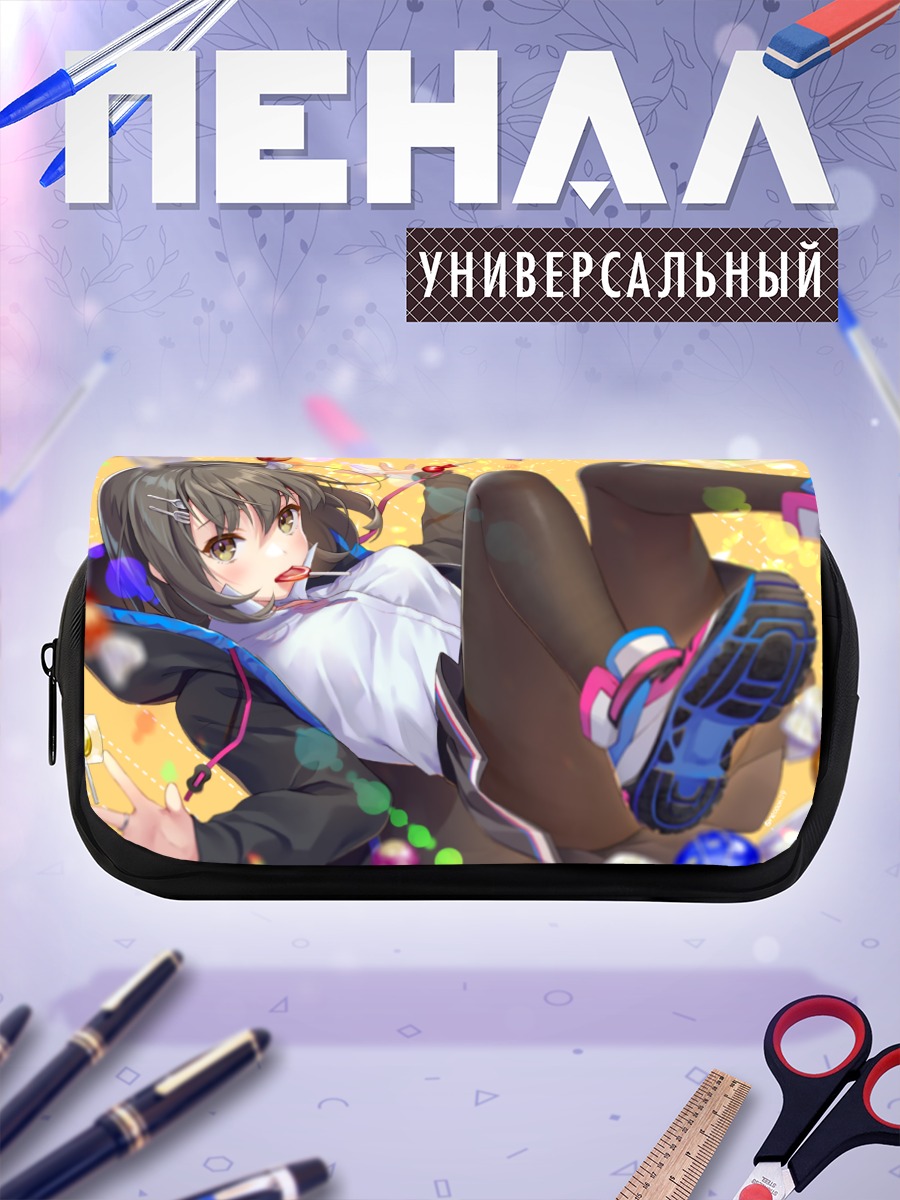 Пенал-косметичка Девушка с леденцом
