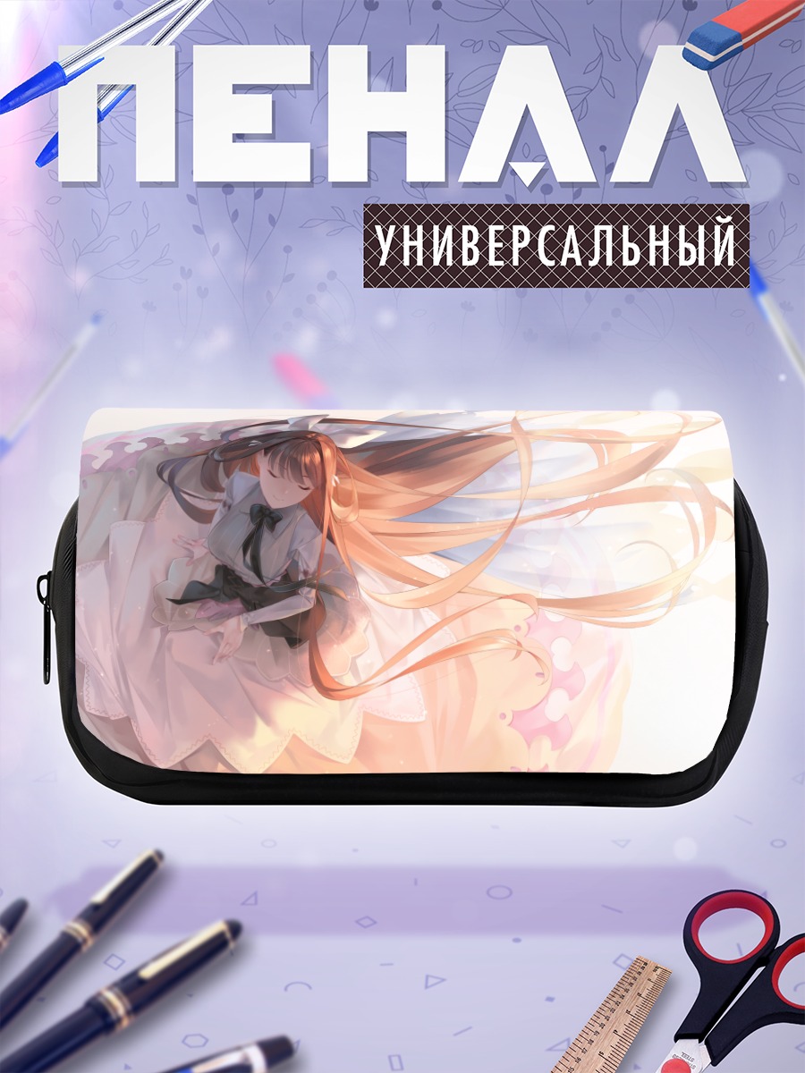 Пенал-косметичка Девушка в платье