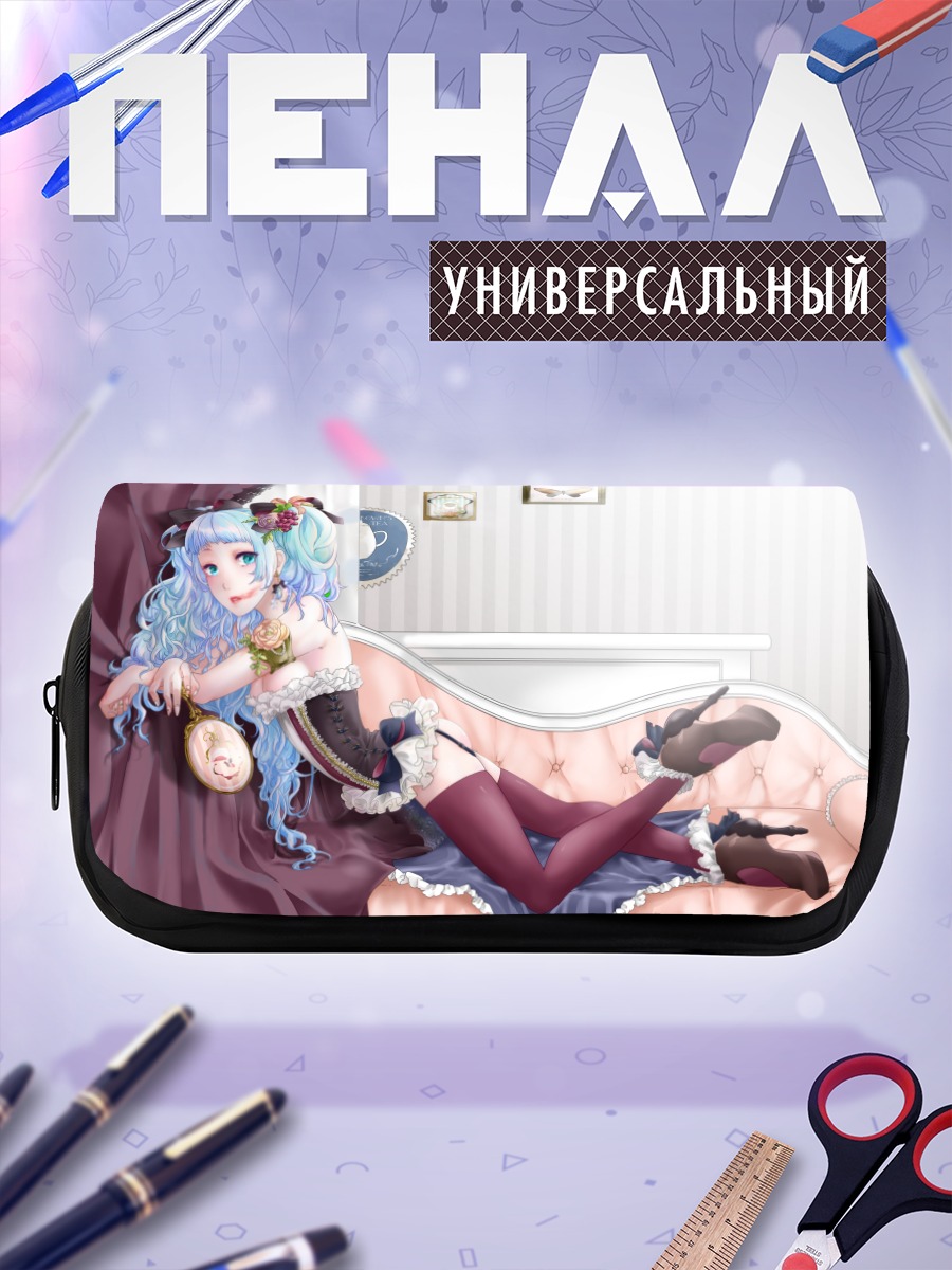 Пенал-косметичка Мику Хацунэ на диване