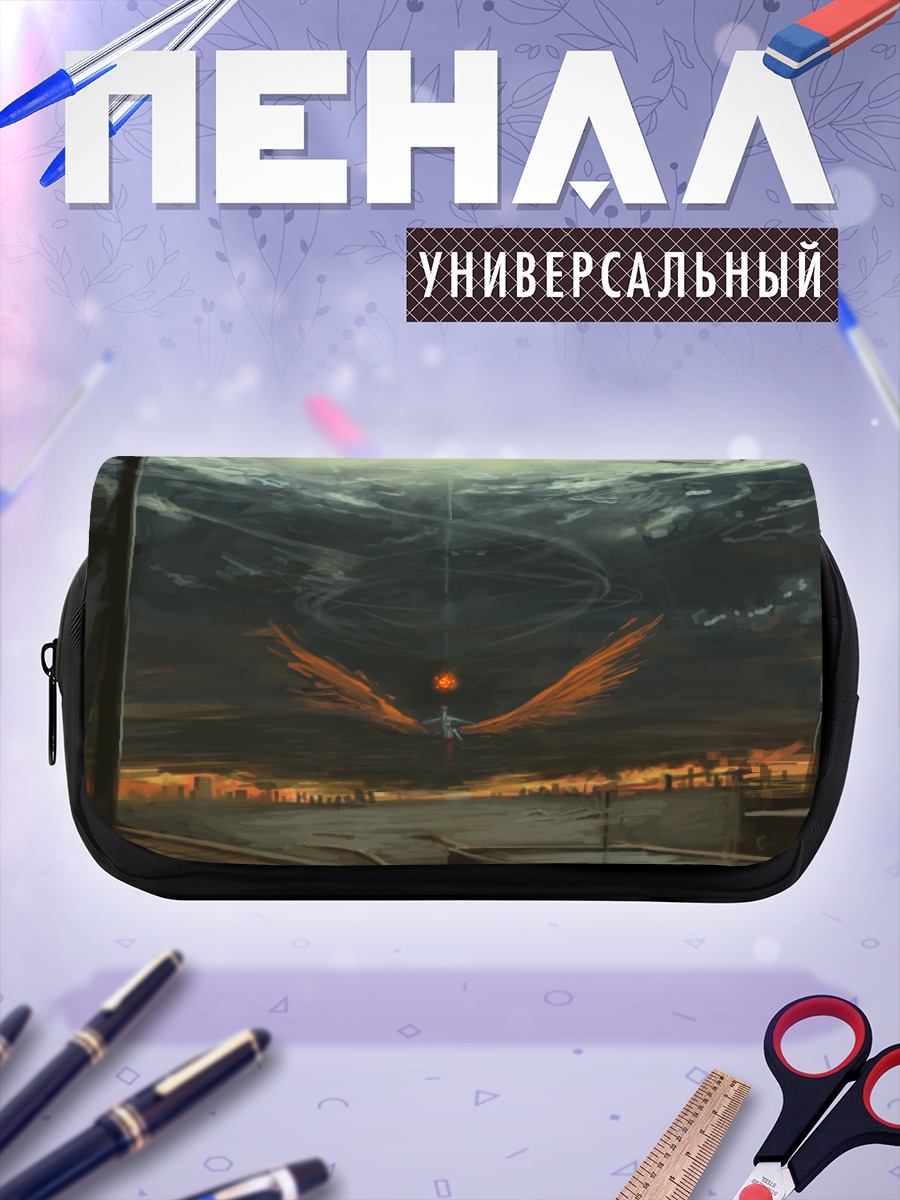 Пенал-косметичка Моко Фудзивара в огне