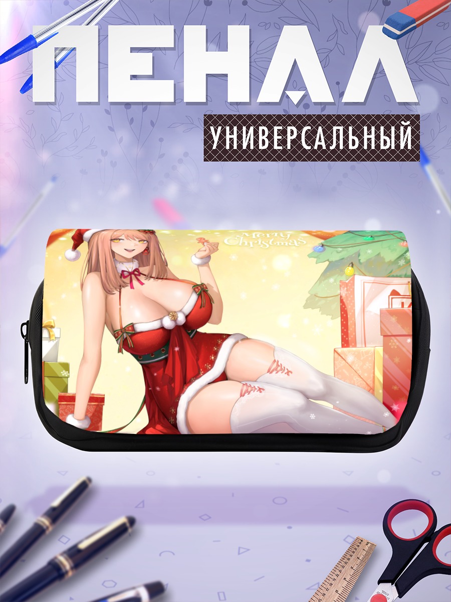Пенал-косметичка Эмма в рождественском платье