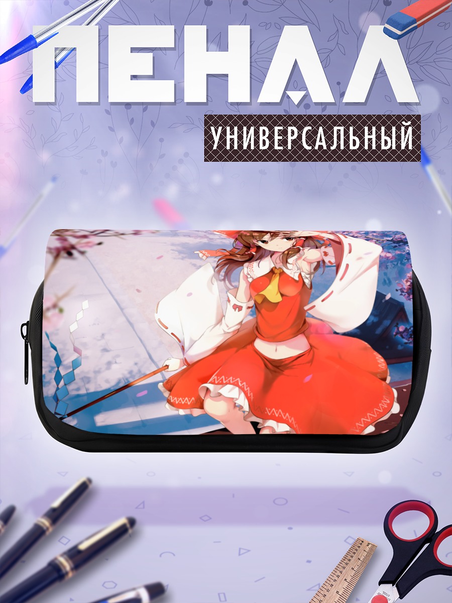 Пенал-косметичка Рейму Хакурей в сакуре
