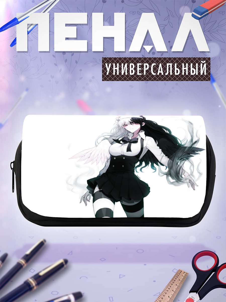 Пенал-косметичка Магическая девушка с рогами