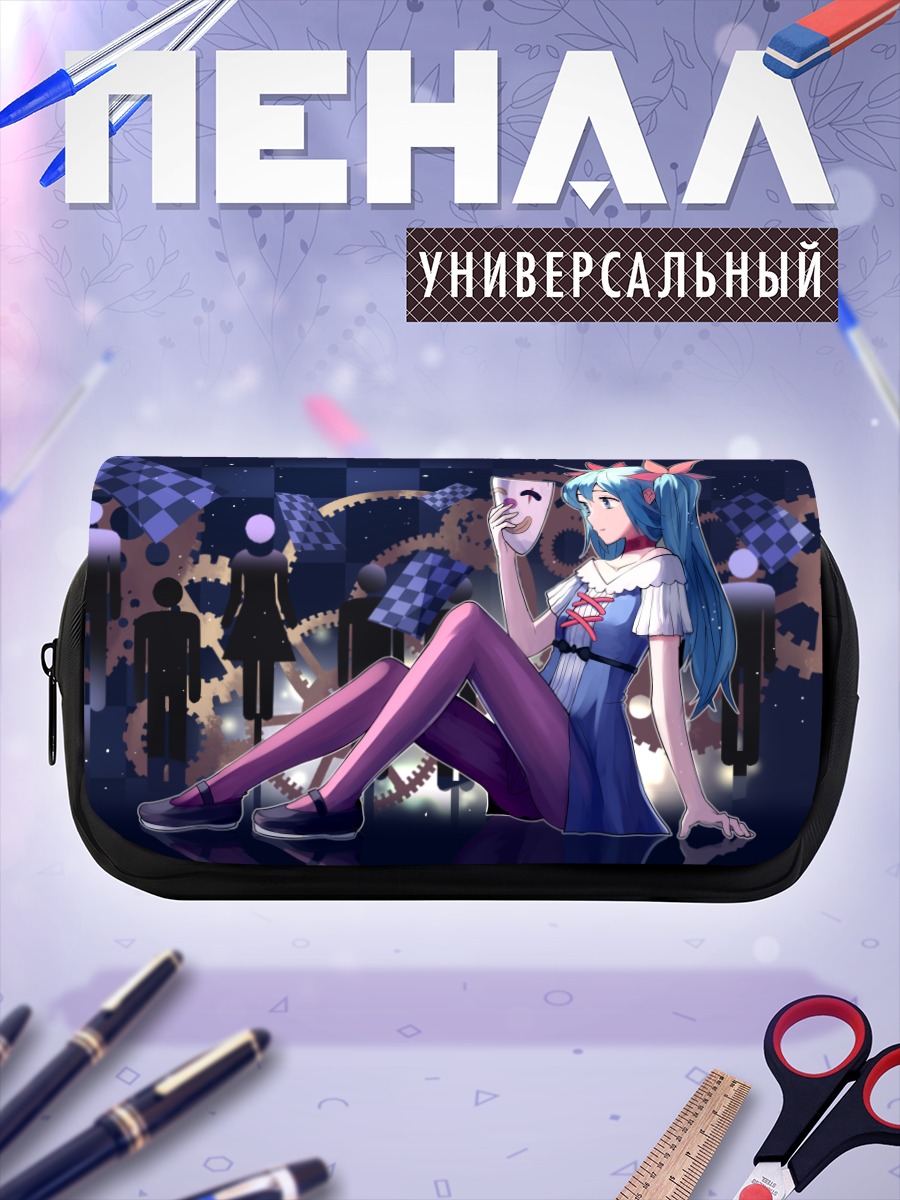 Пенал-косметичка Мику Хацунэ с маской