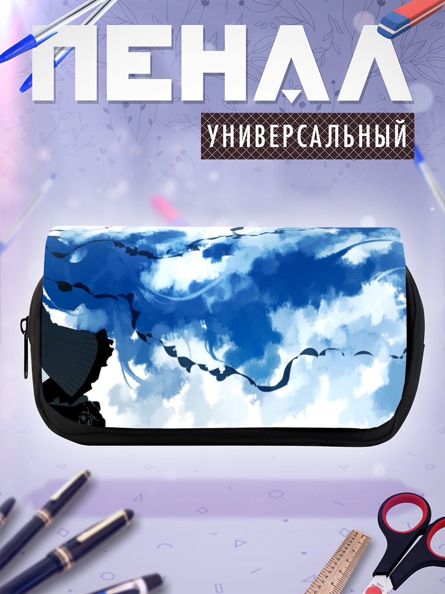Пенал-косметичка Мику Хацунэ в синеве