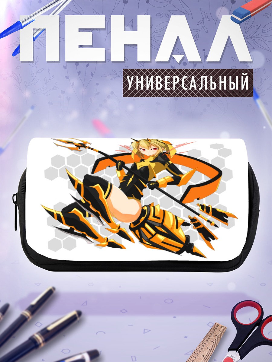 Пенал-косметичка Блондинка с копьем