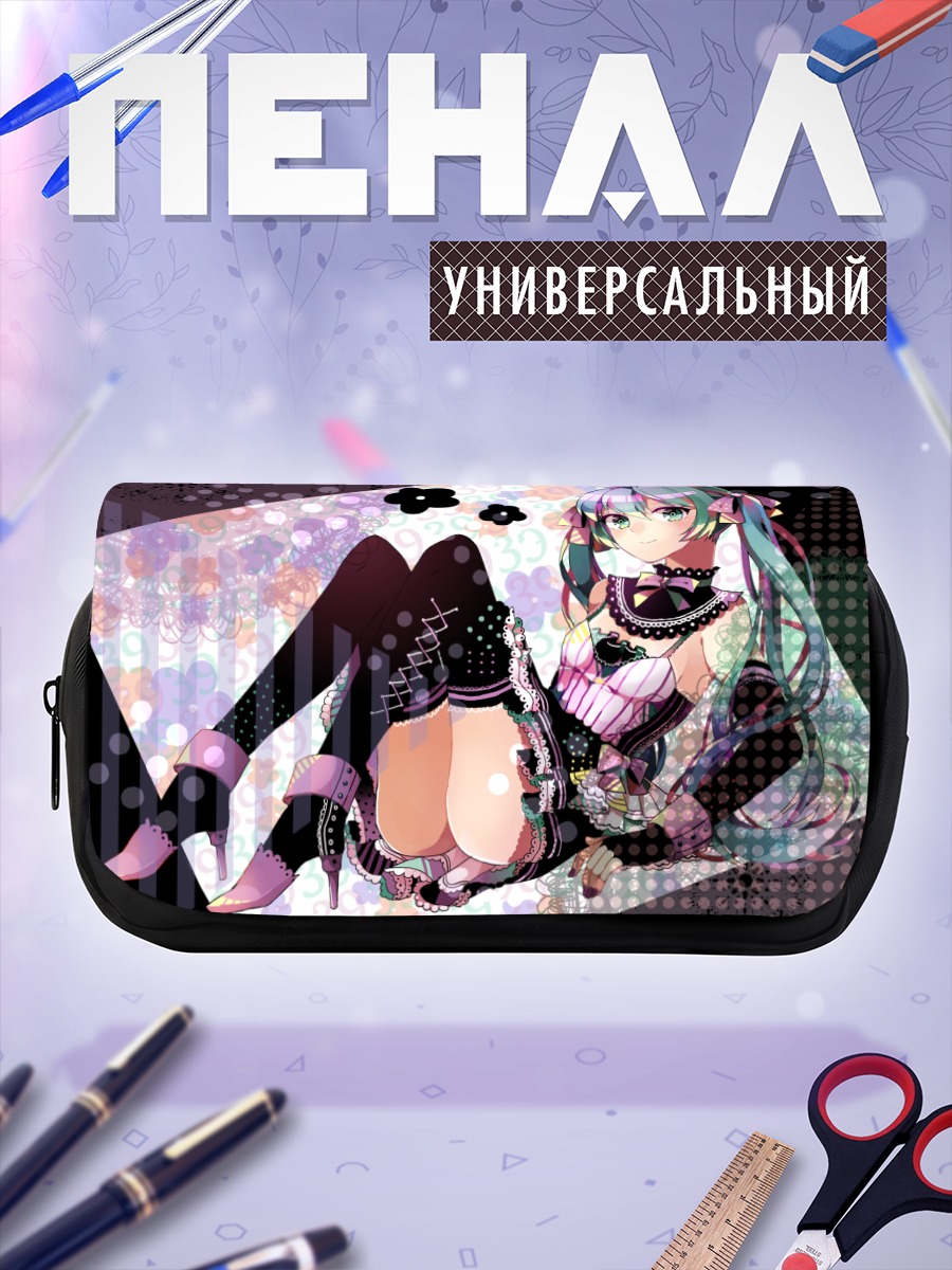 Пенал-косметичка Мику Хацунэ в стиле