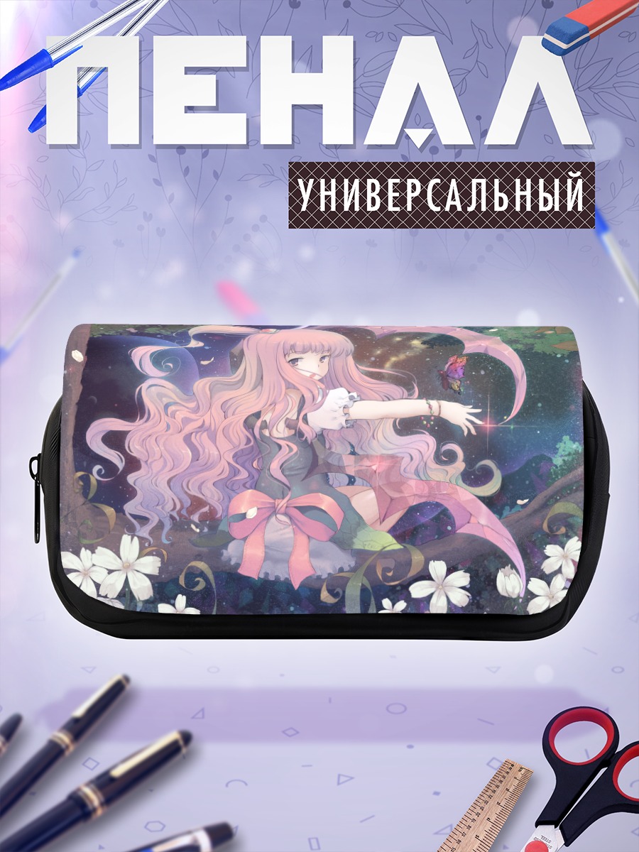 Пенал-косметичка Розовая фея в цветах