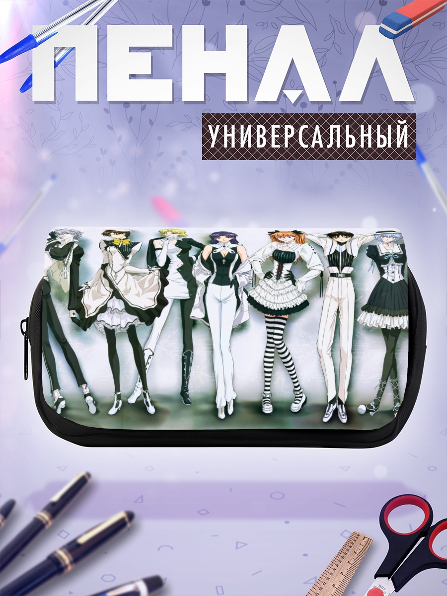 Пенал-косметичка Синзи и команда Евангелиона