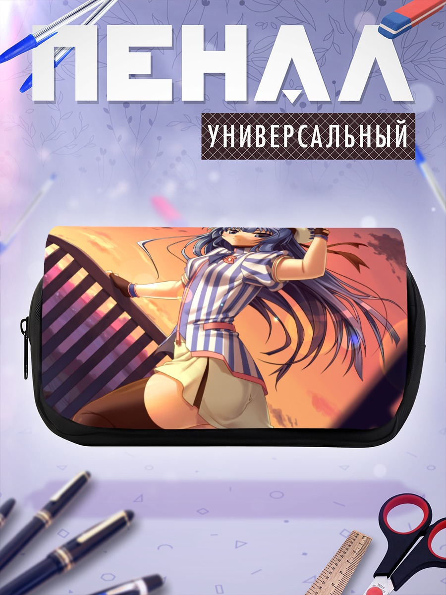 Пенал-косметичка Мику Хацунэ на закате