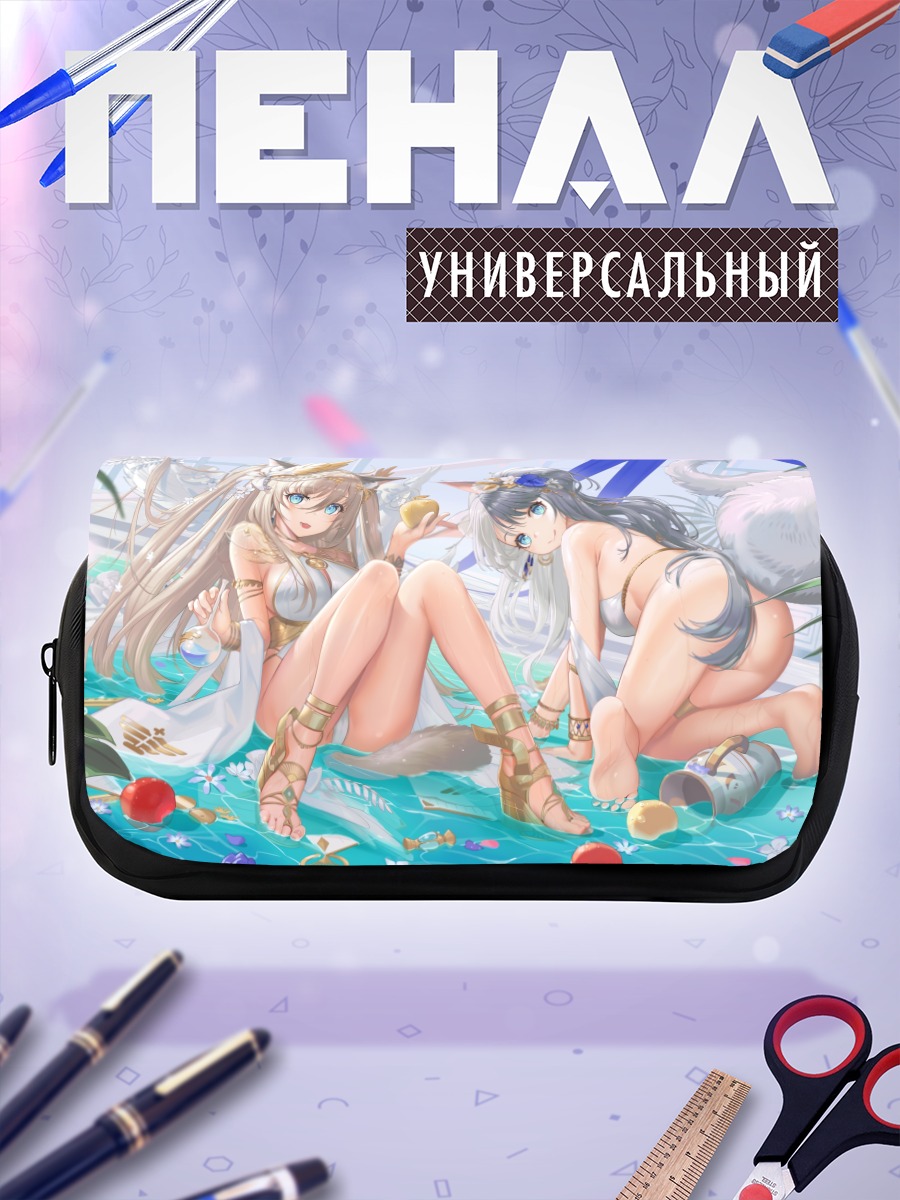 Пенал-косметичка Девушки с ушками