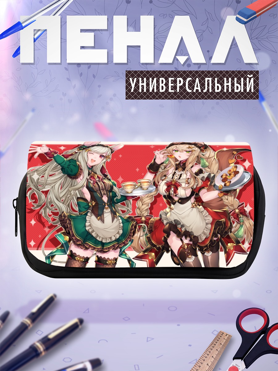 Пенал-косметичка Лисички в фартуках