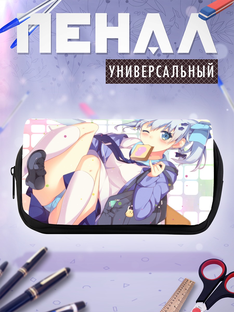 Пенал-косметичка Мику Хацунэ с книгой