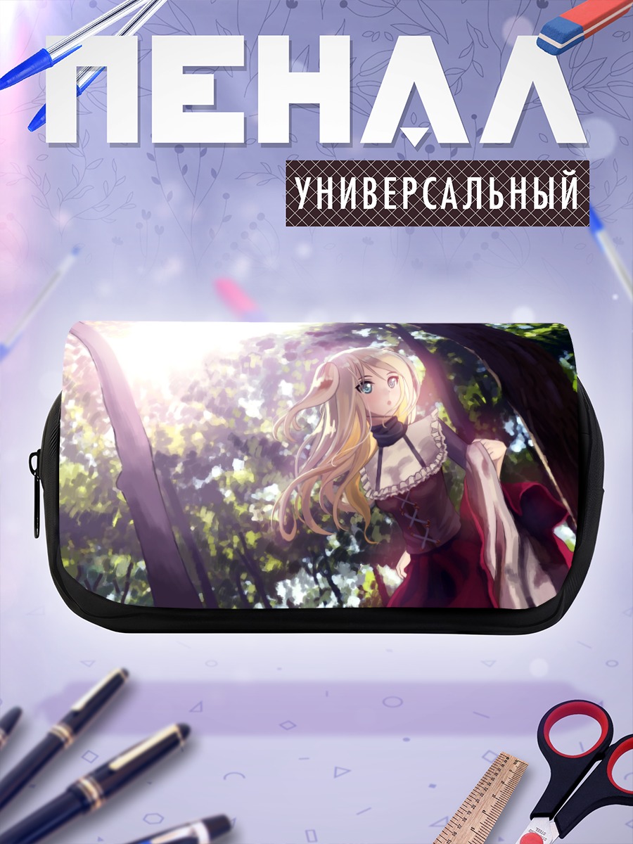 Пенал-косметичка Блондинка в лесу
