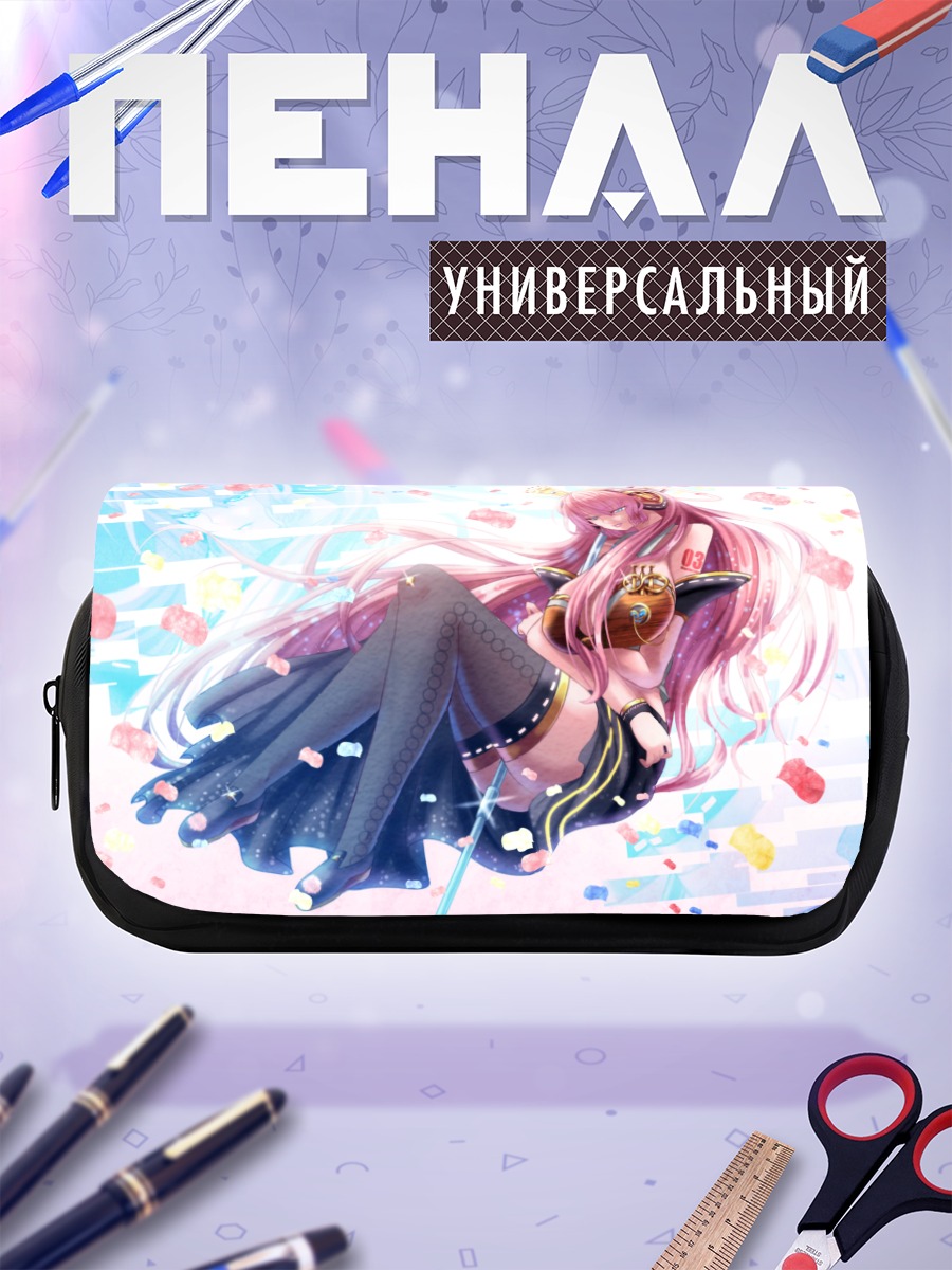 Пенал-косметичка Лука Мегурин в цветах