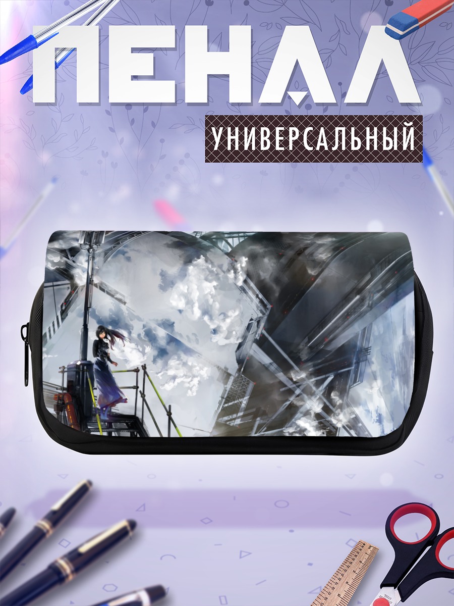Пенал-косметичка Девушка в городе